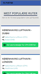Mobile Screenshot of flyvetid.dk